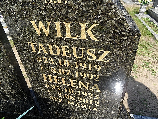 Grób Tadeusz Wilk
