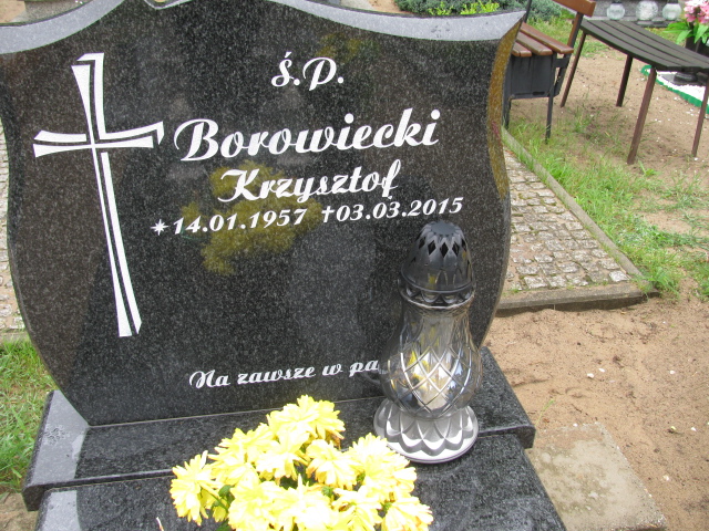 Krzysztof Borowiecki 1957 Gmina Nowa Sól / Kiełcz - Grobonet - Wyszukiwarka osób pochowanych