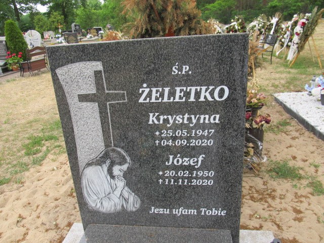 Krystyna Żeletko 1947 Gmina Nowa Sól / Kiełcz - Grobonet - Wyszukiwarka osób pochowanych
