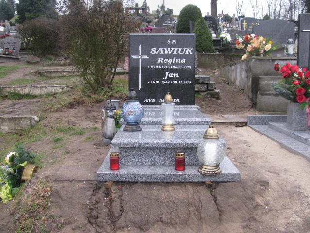 Grób Regina Sawiuk