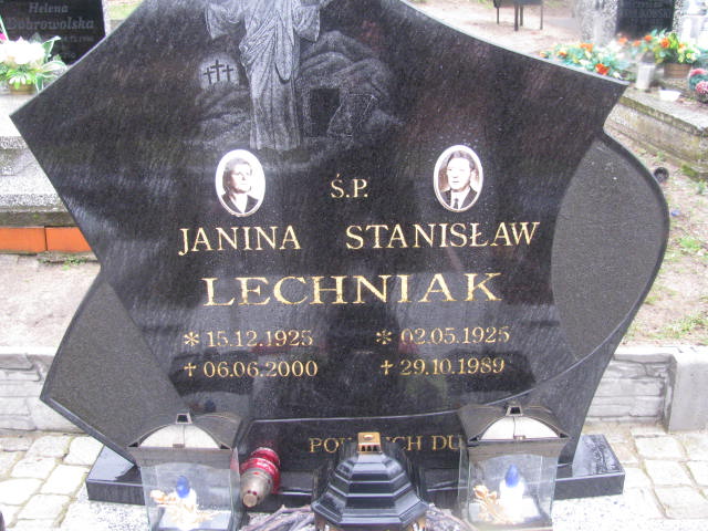 Janina Lechniak 1925 Gmina Nowa Sól / Kiełcz - Grobonet - Wyszukiwarka osób pochowanych