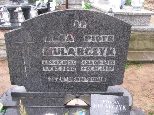 Piotr Mularczyk 1914 Gmina Nowa Sól / Kiełcz - Grobonet - Wyszukiwarka osób pochowanych