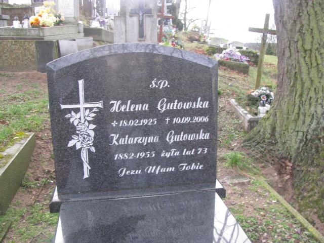 Helena Gutowska 1925 Gmina Nowa Sól / Kiełcz - Grobonet - Wyszukiwarka osób pochowanych