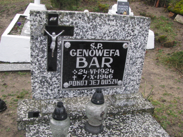 Grób Genowefa Bar