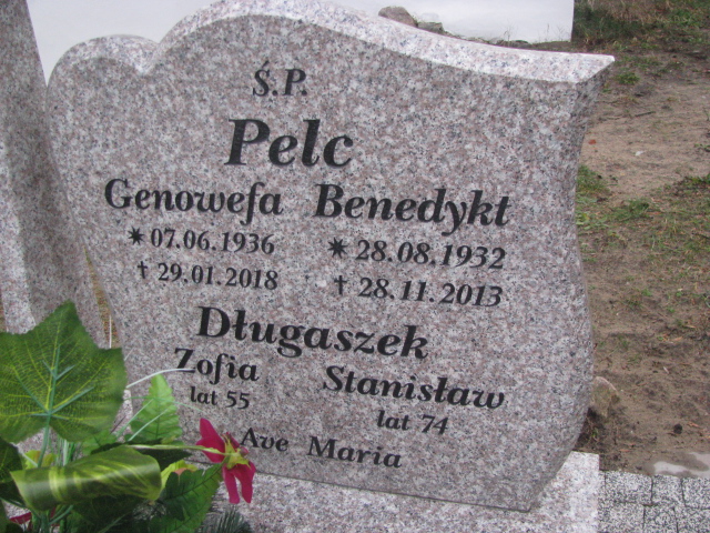 Genowefa Pelc 1936 Gmina Nowa Sól / Kiełcz - Grobonet - Wyszukiwarka osób pochowanych